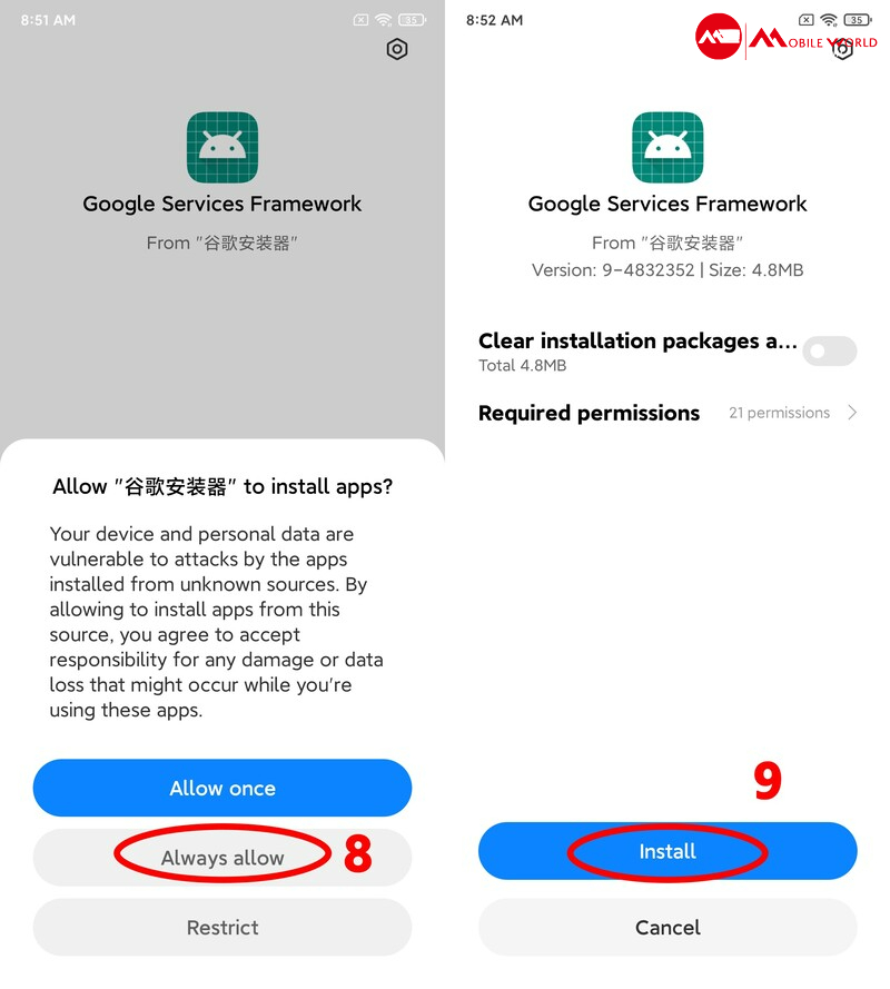 Dịch vụ Google Services dành cho Android