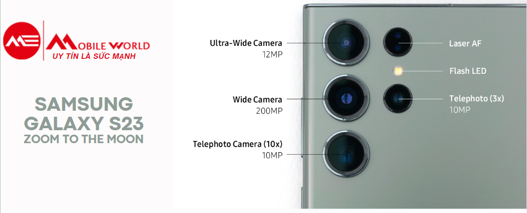 Thiết kế hoàn hảo của Samsung Galaxy S23 Ultra với dàn camera zoom nét đỉnh cao