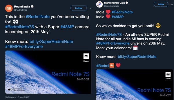 Redmi Note 7 và Redmi Note 7 Pro chưa đủ, Xiaomi sắp ra mắt thêm Redmi Note 7S