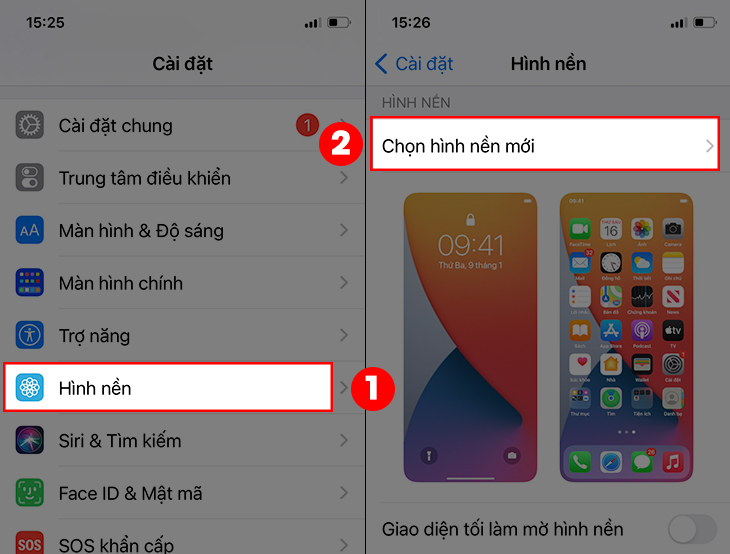 Cách làm hình nền, cách đổi hình nền Android, IOS đơn giản