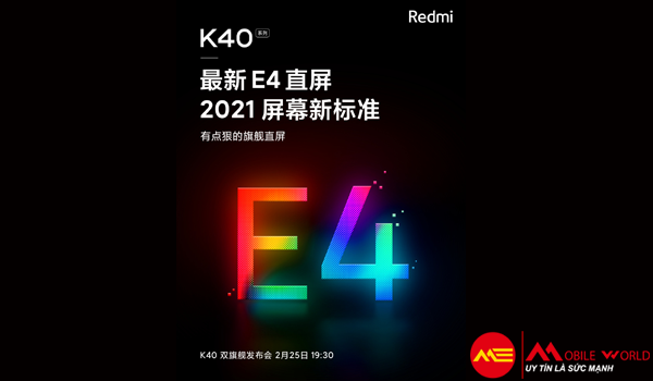 Redmi K40: dự đoán chip sm7350, tấm nền OLED, camera 64MP