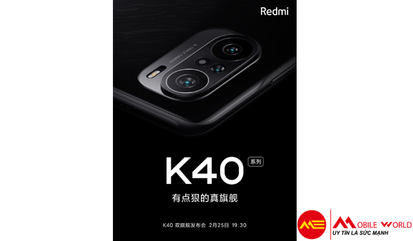 Redmi K40: dự đoán chip sm7350, tấm nền OLED, camera 64MP