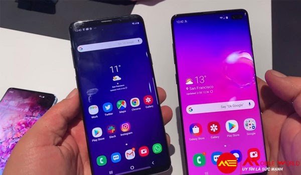 So sánh Galaxy S10 Plus mặt gốm và Galaxy S9 Plus