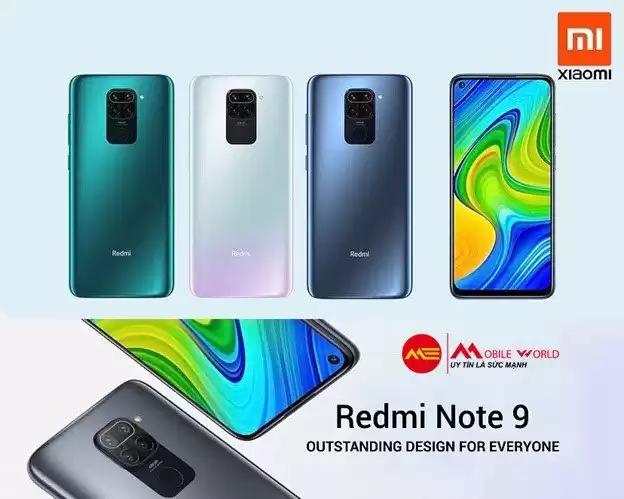 Các Phiên bản màu trên Redmi Note 9 & Redmi Note 9 Pro