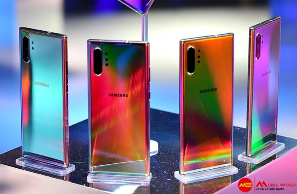 Tổng hợp các màu của điện thoại Samsung Galaxy Note 10