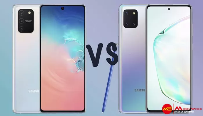 Đọ cấu hình, dung lượng, camera của Note 10 và Note 10 Lite