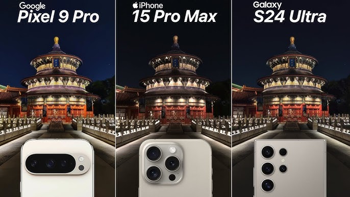 Ảnh chụp camera Pixel 9 Pro XL vs iPhone 15 Pro Max vs Samsung S24 Ultra