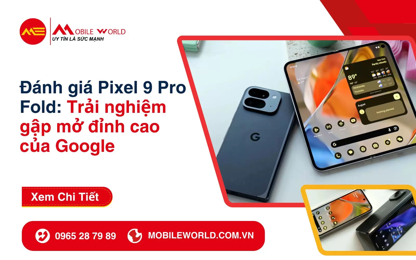 Đánh giá Pixel 9 Pro Fold: Trải nghiệm gập mở đỉnh cao của Google