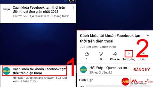 Cách tải video trên Facebook và Youtube về điện thoại