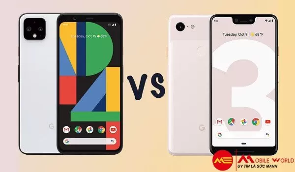 So sánh chi tiết Google Pixel 3XL & Google Pixel 4XL