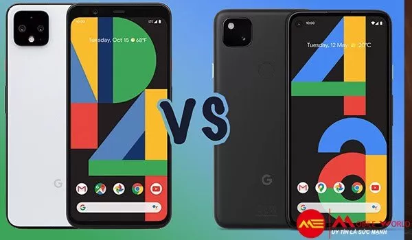 So sánh chi tiết Google Pixel 4a vs Google Pixel 4 XL