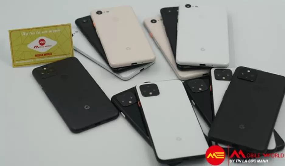 So sánh PIN của Pixel 3 xl, Pixel 4 xl, Pixel 4a và Pixel 5