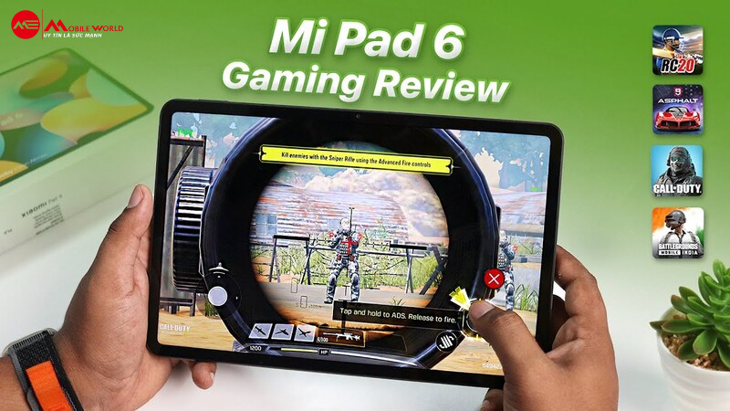 Chơi game mượt mà trên Xiaomi Pad 6 nhờ chip Snapdragon 8+ gen 1