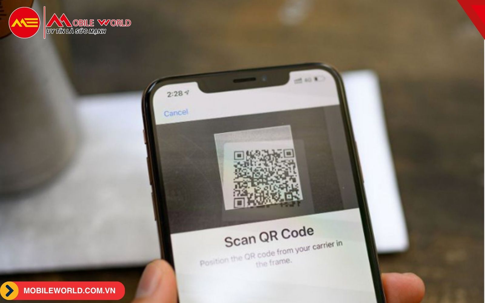 Lỗi quét mã QR
