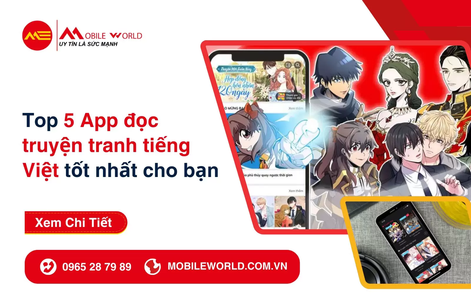 Top 5 App đọc truyện tranh tiếng Việt miễn phí tốt nhất cho bạn