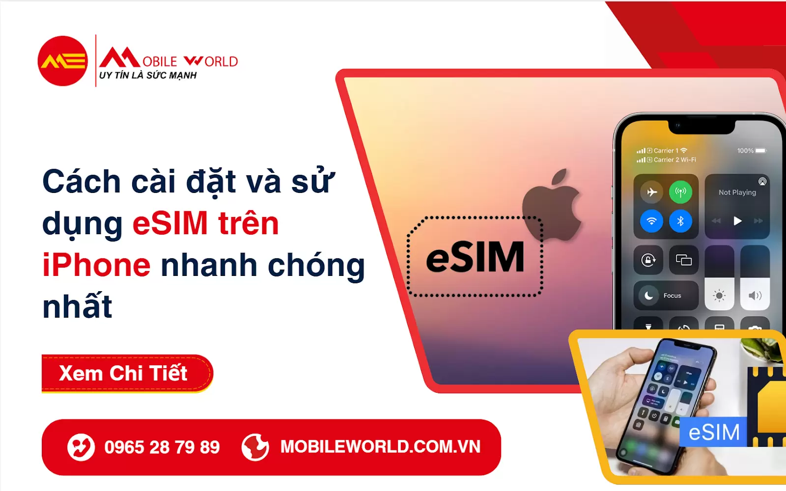 Cách cài đặt và sử dụng eSIM trên iPhone nhanh chóng nhất