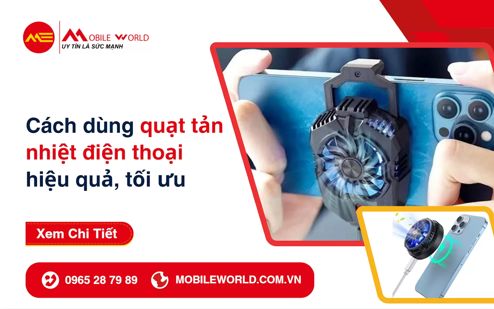 Cách dùng quạt tản nhiệt điện thoại hiệu quả, tối ưu