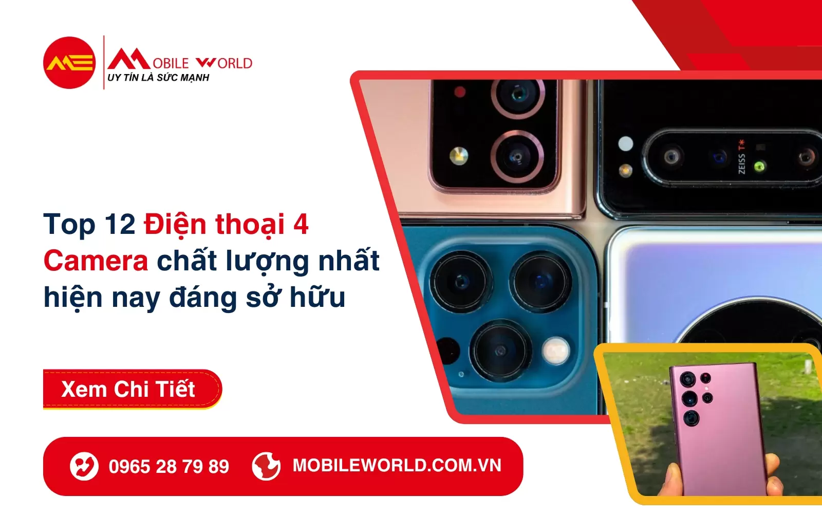 Top 12 Điện thoại 4 Camera chất lượng nhất hiện nay đáng sở hữu