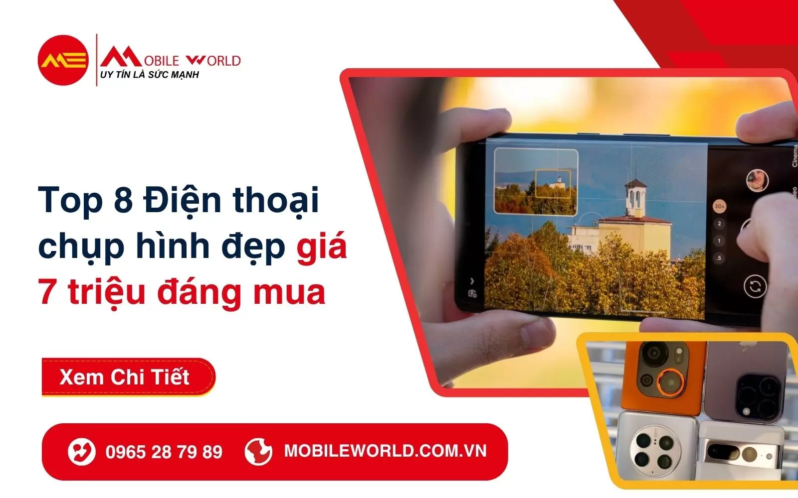Top 8 điện thoại chụp hình đẹp giá 7 triệu đáng mua 2025