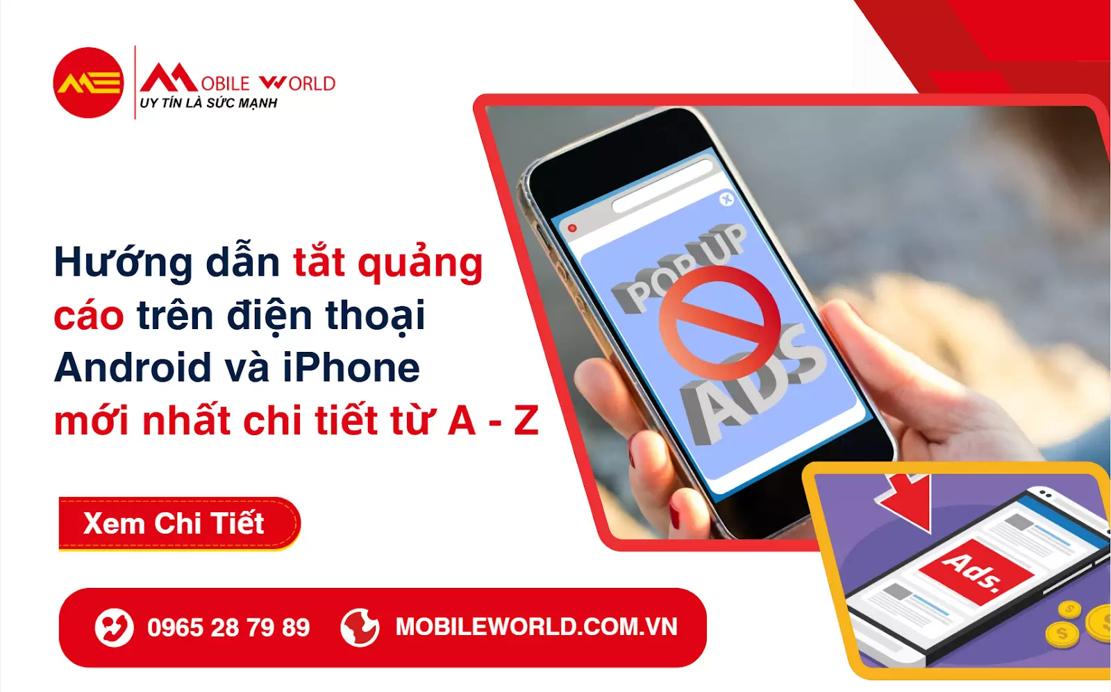 Hướng dẫn tắt quảng cáo trên điện thoại Android và iPhone mới nhất chi tiết từ A - Z