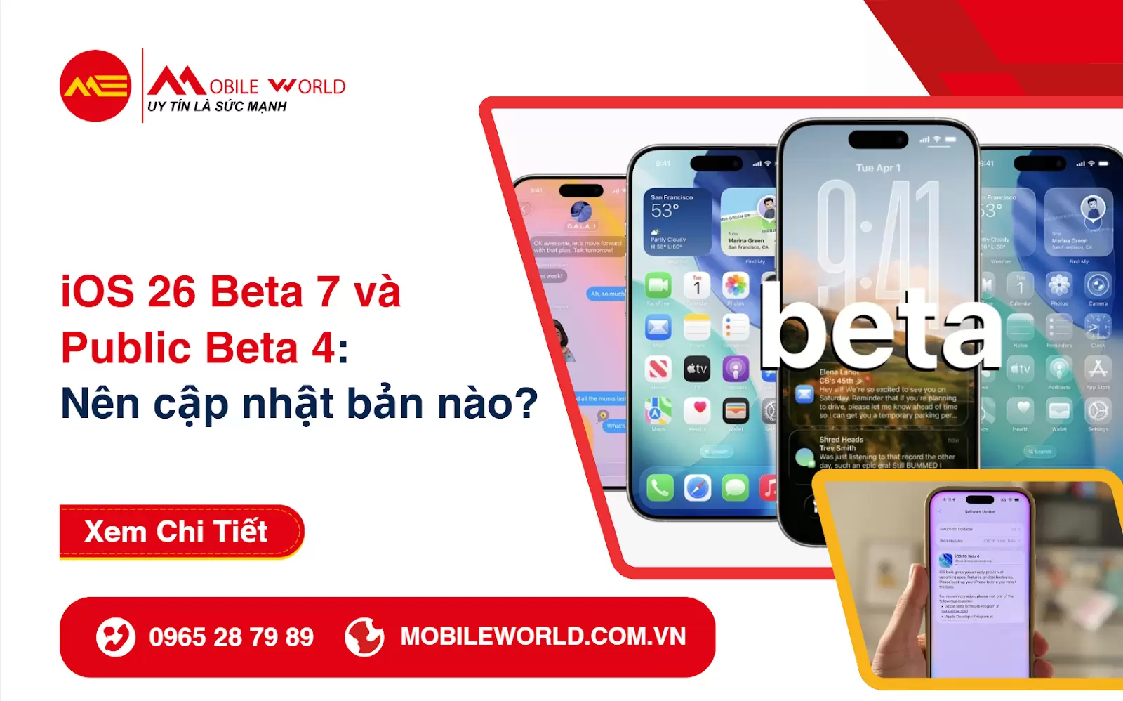 iOS 26 Beta 7 và Public Beta 4 phát hành: Nên chọn bản nào cập nhật?