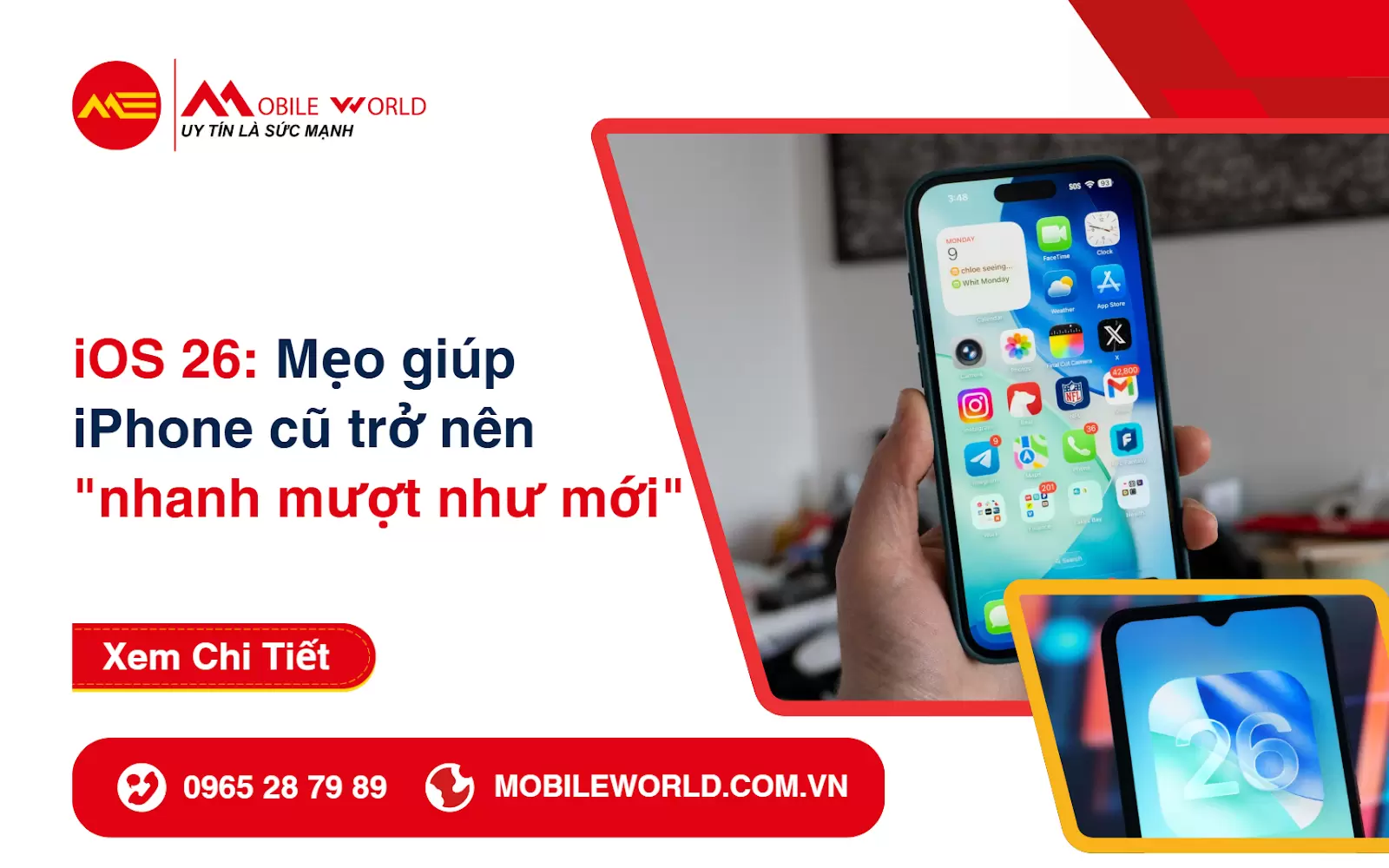 iOS 26: Mẹo giúp iPhone cũ trở nên 