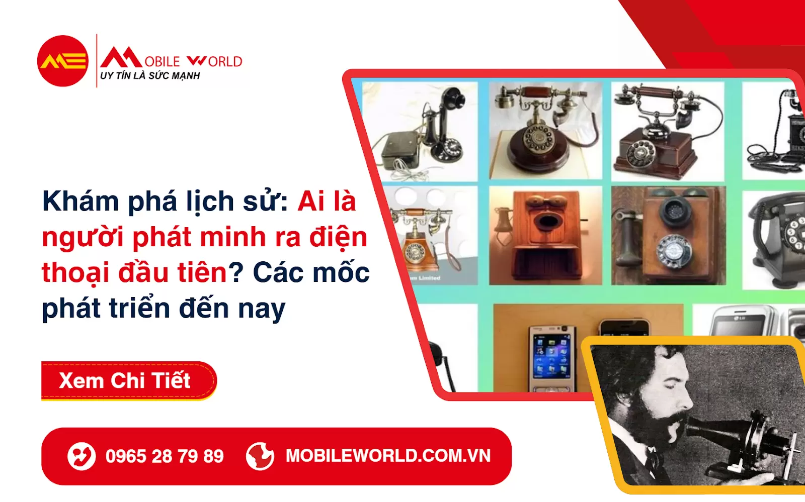Khám phá lịch sử: Ai là người phát minh ra điện thoại đầu tiên? Các mốc phát triển đến nay