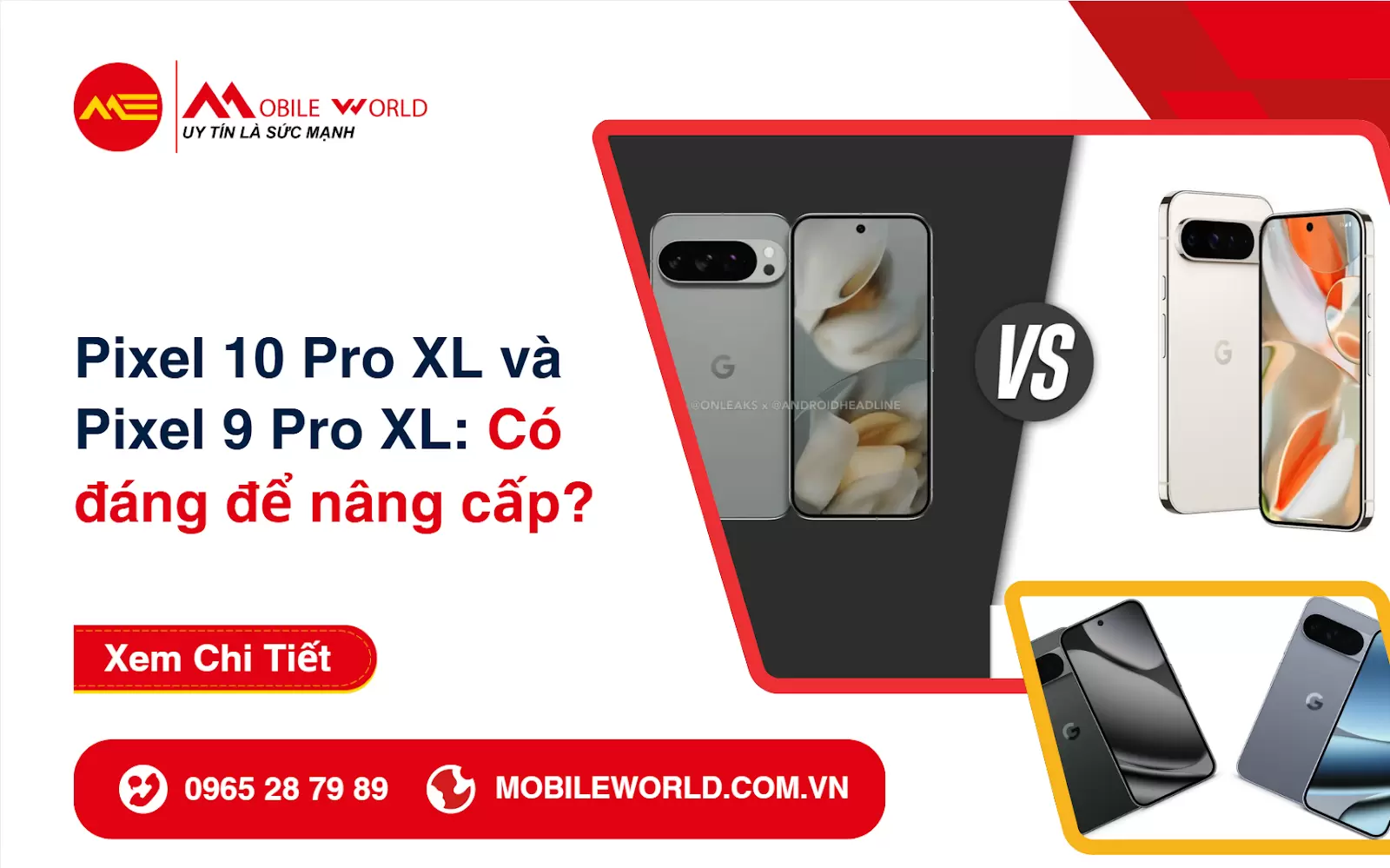 Pixel 10 Pro XL và Pixel 9 Pro XL: Có đáng để nâng cấp?