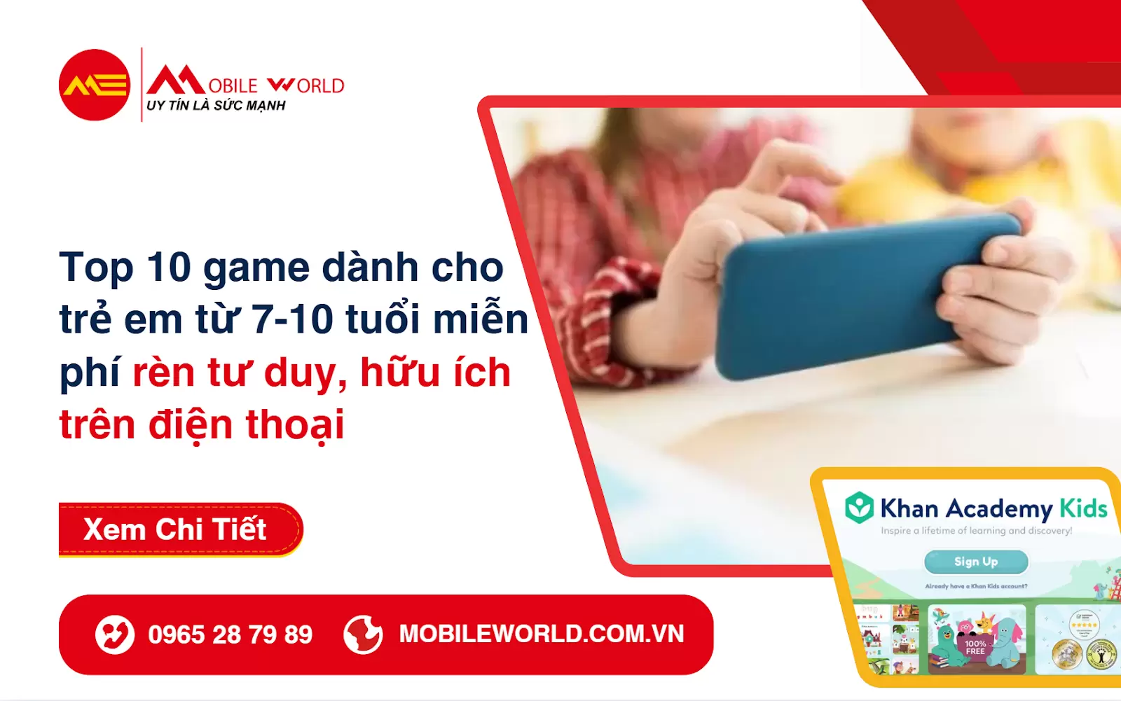 Top 8 game dành cho trẻ em từ 7-10 tuổi miễn phí rèn tư duy, hữu ích trên điện thoại