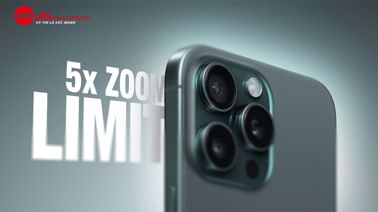 Camera zoom iPhone 15 Pro Max có bằng S21 Ultra, S22 Ultra?