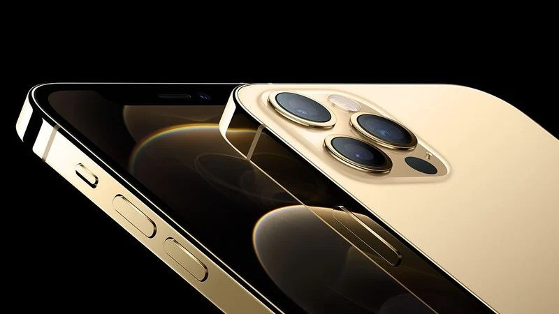 Màu vàng gold đẳng cấp trên iPhone 12 Pro Max