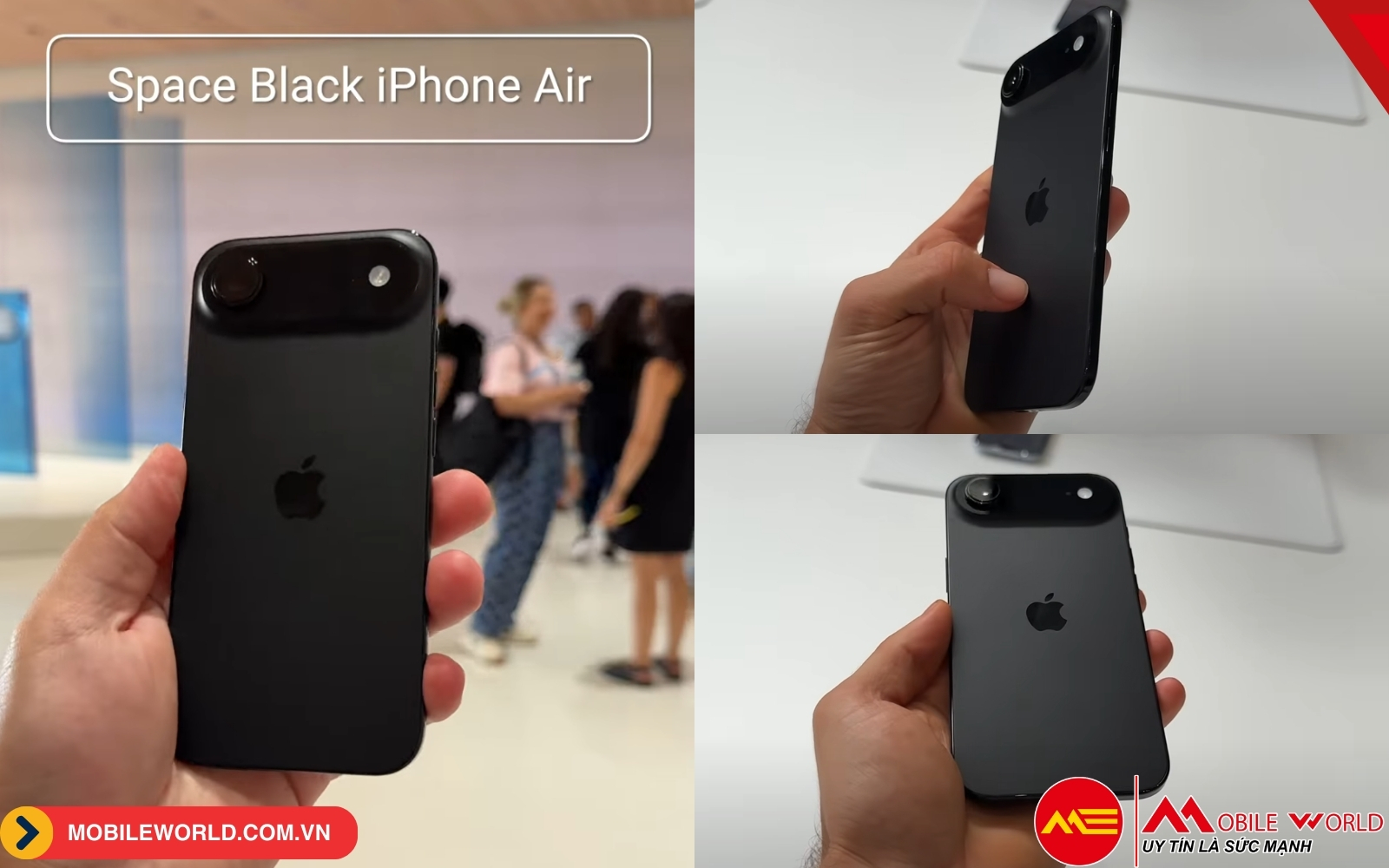 iPhone Air màu Đen Không Gian (Space Black)