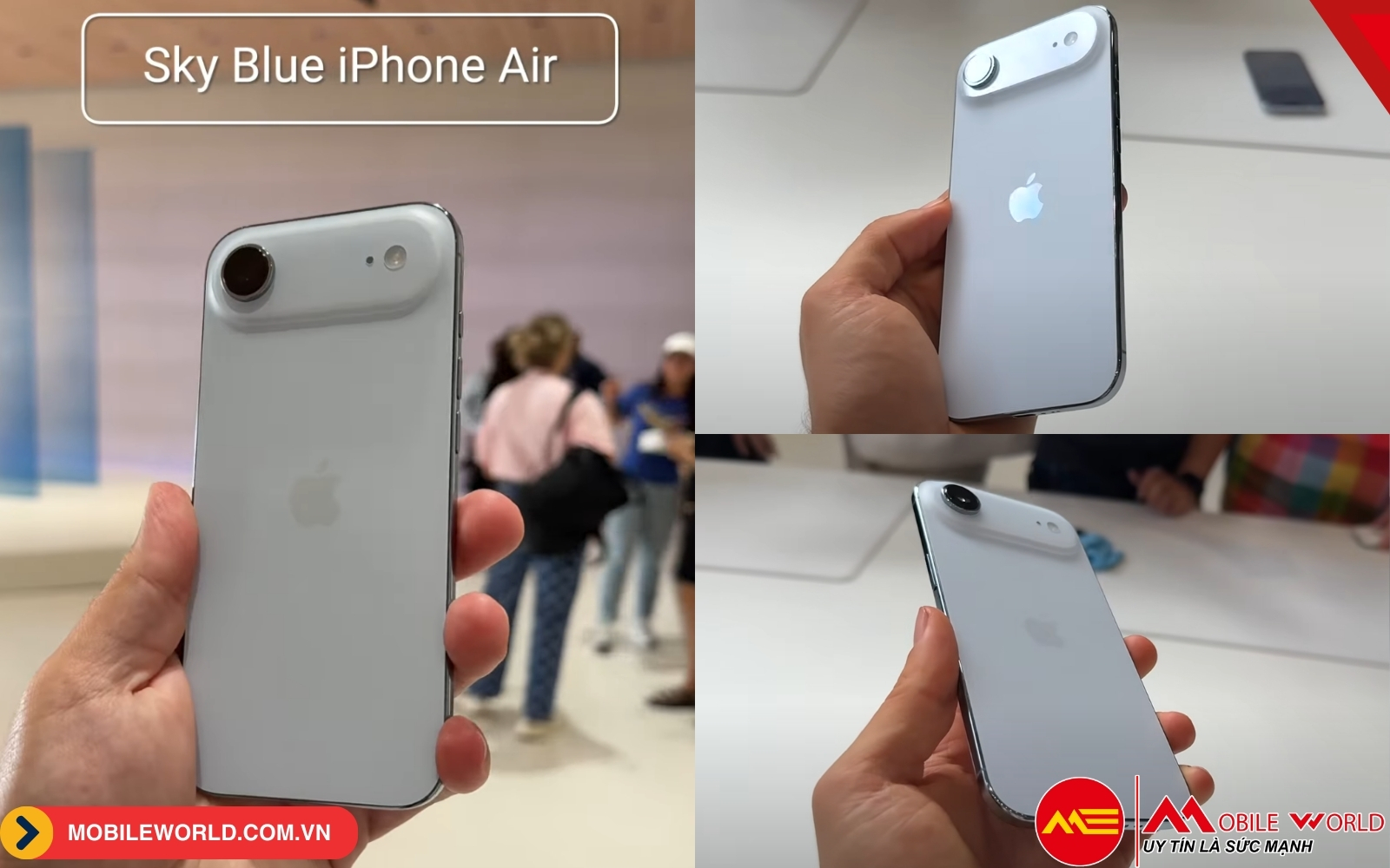 iPhone Air màu Xanh Da Trời (Sky Blue)