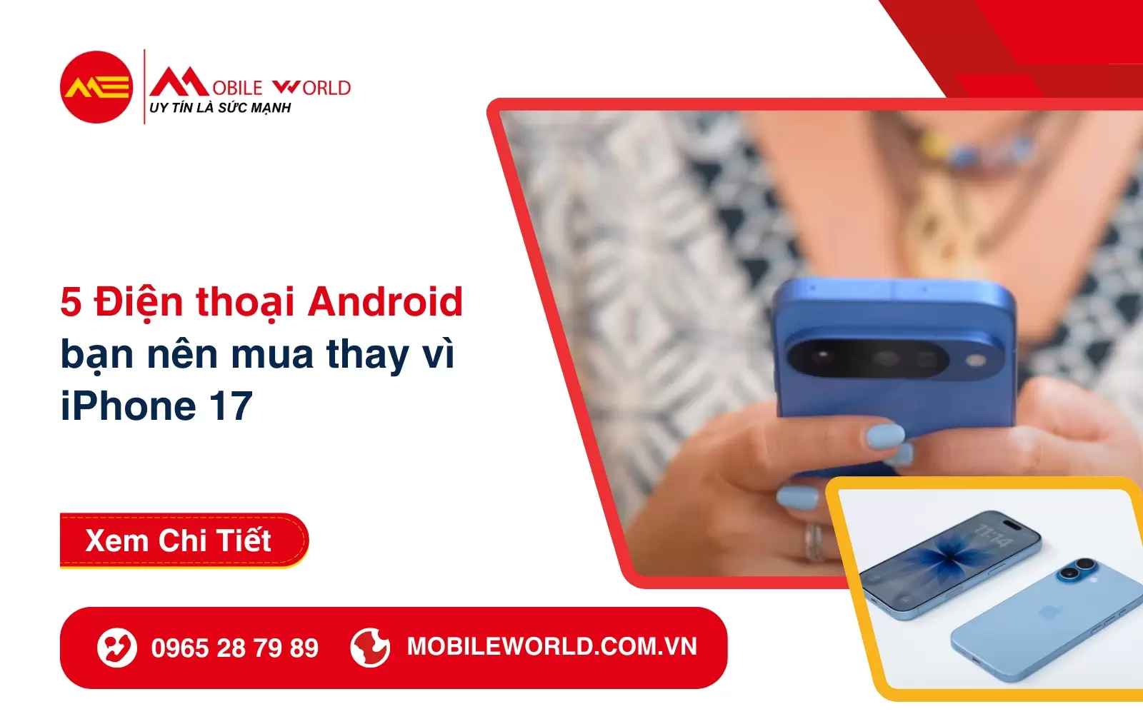 5 Điện thoại Android bạn nên mua thay vì iPhone 17