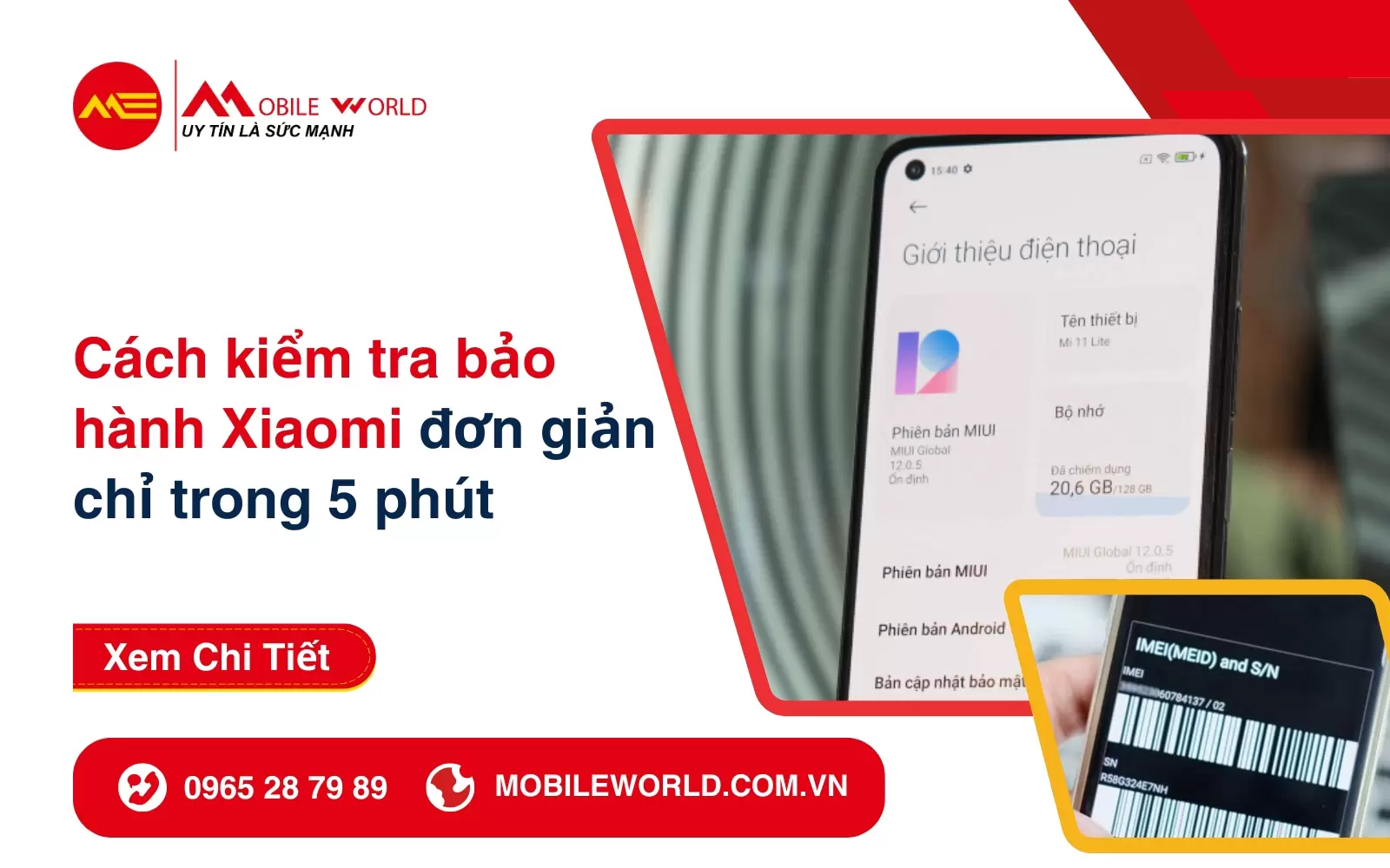 Cách kiểm tra bảo hành Xiaomi đơn giản chỉ trong 5 phút