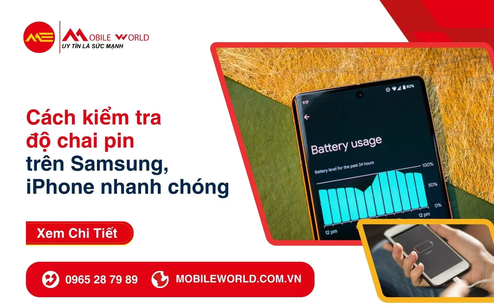 Cách kiểm tra độ chai pin trên Samsung, iPhone nhanh chóng