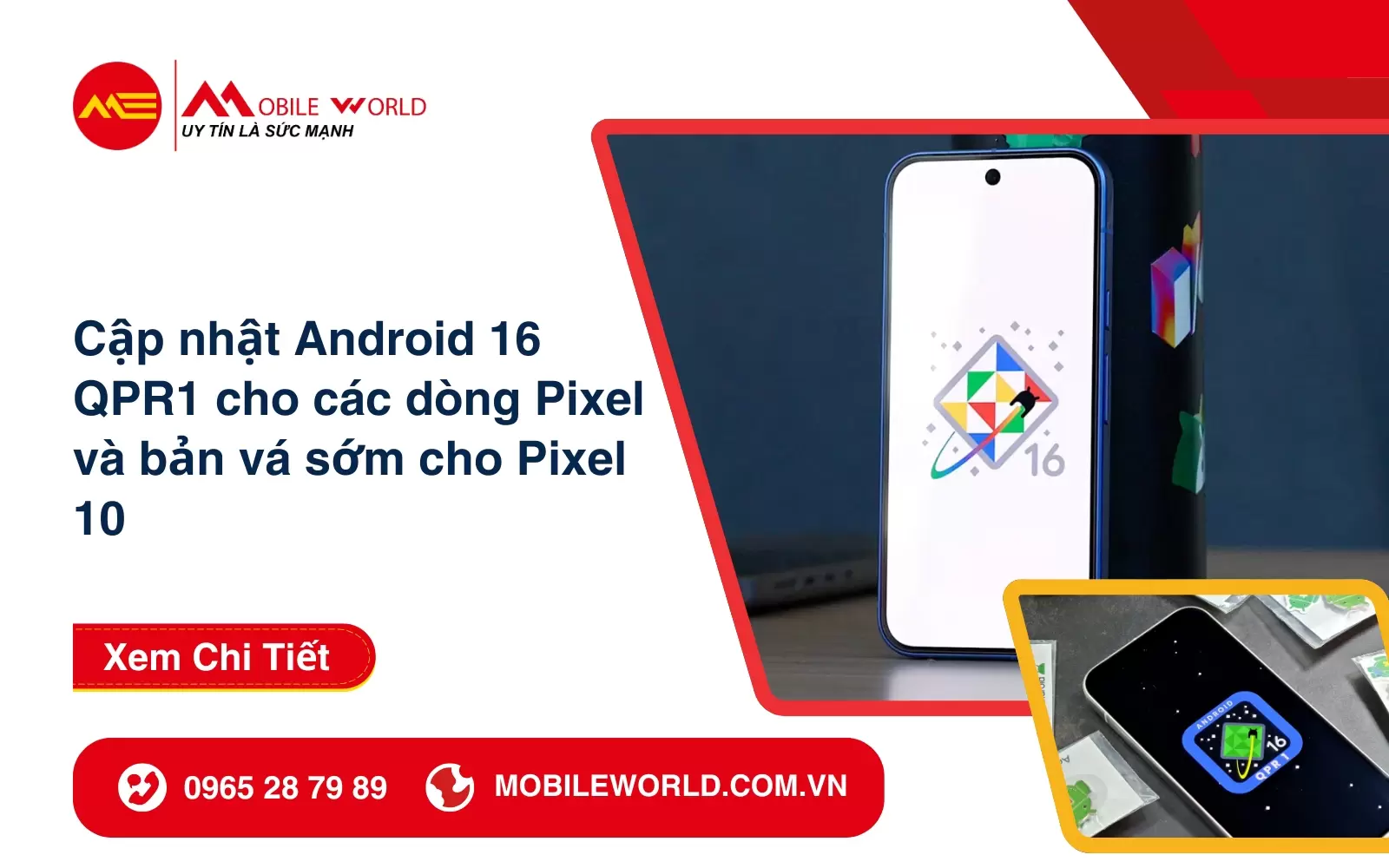 Cập nhật Android 16 QPR1 cho các dòng Pixel và bản vá sớm cho Pixel 10
