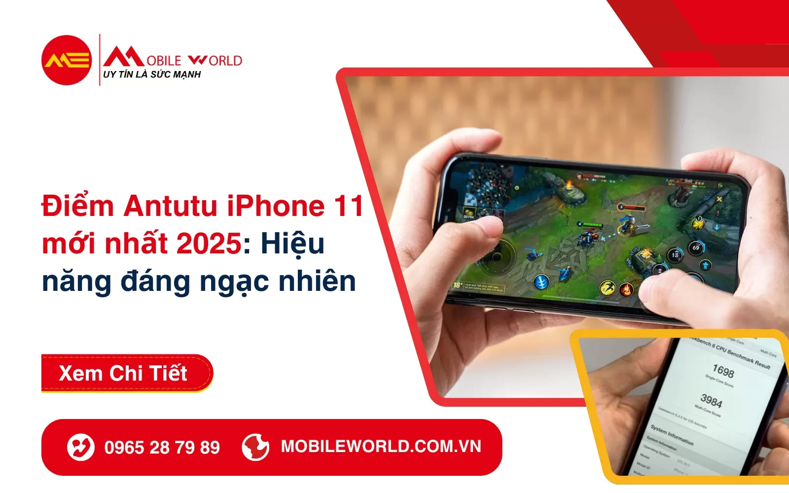 Điểm Antutu iPhone 11 mới nhất 2025: Hiệu năng đáng ngạc nhiên