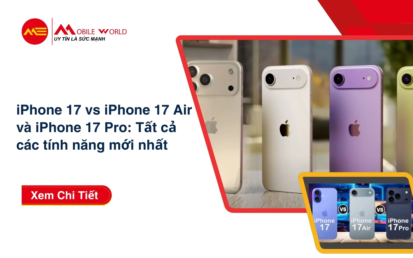 iPhone 17 vs iPhone 17 Air và iPhone 17 Pro: Tất cả các tính năng mới nhất được đồn đoán