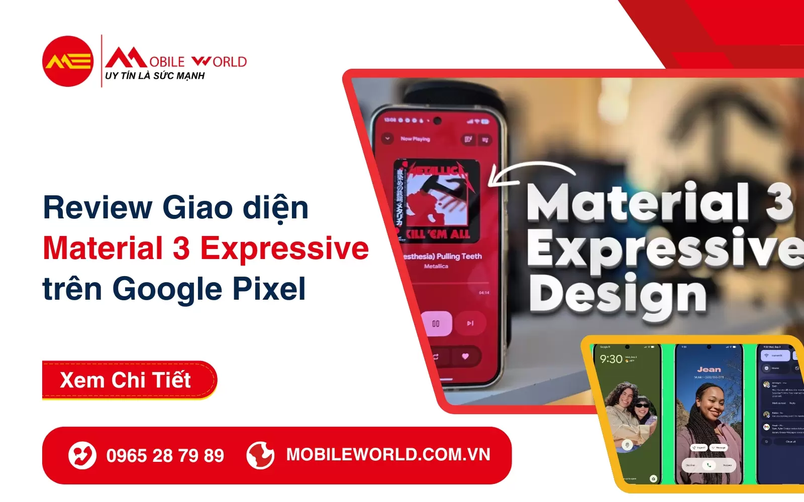 Review Giao diện Material 3 Expressive trên Google Pixel