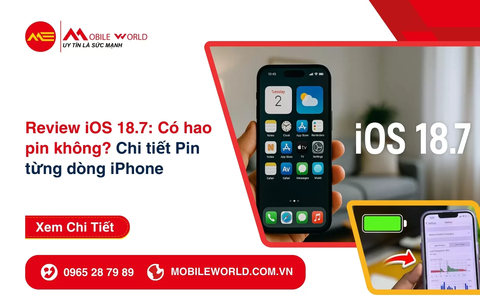 Review iOS 18.7: Có hao pin không? Chi tiết hiệu suất từng dòng iPhone