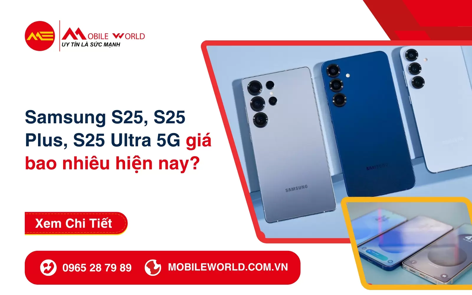 Samsung S25, S25 Plus, S25 Ultra 5G giá bao nhiêu hiện nay?