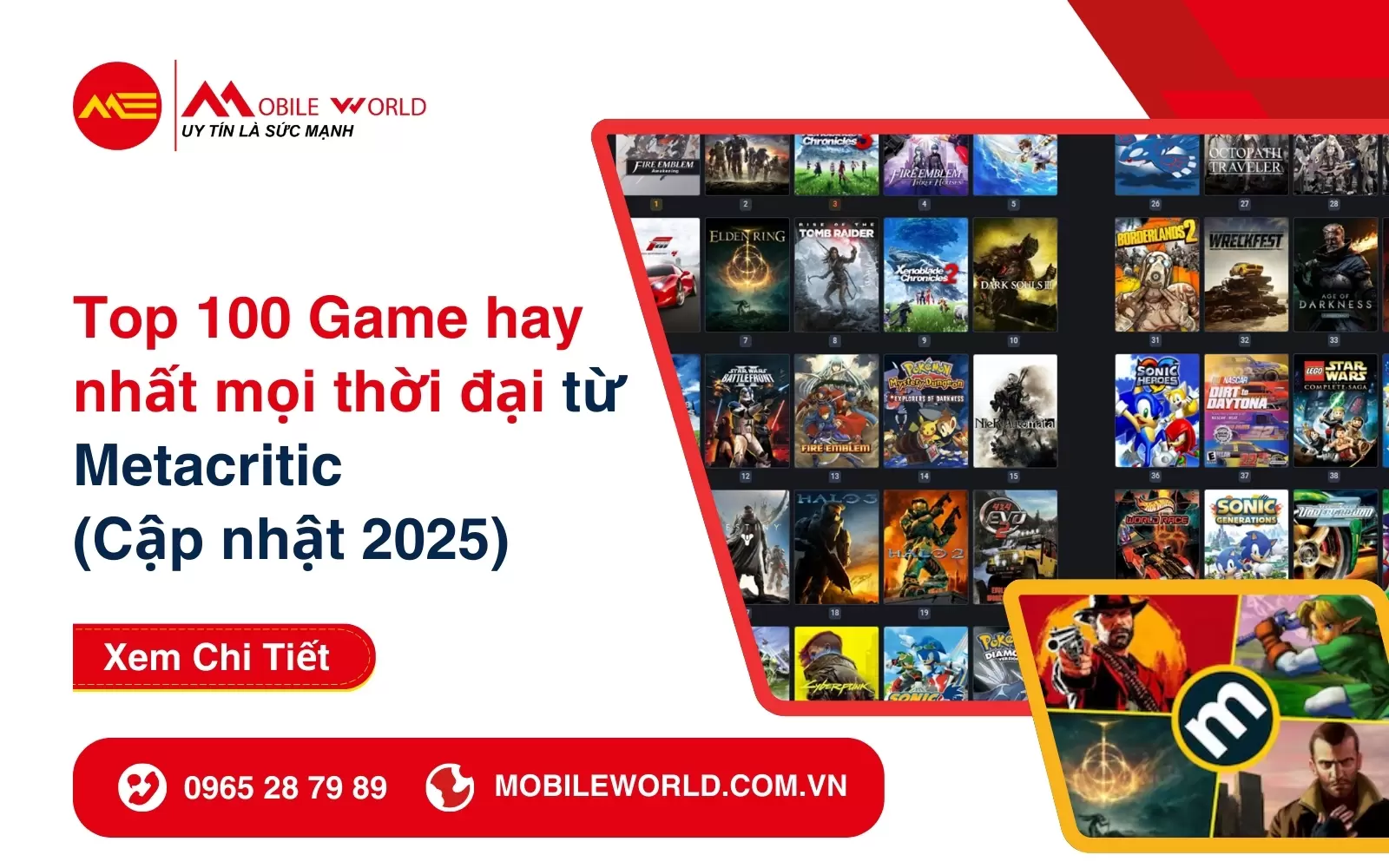 Top 100 Game hay nhất mọi thời đại từ Metacritic (Cập nhật 2025)