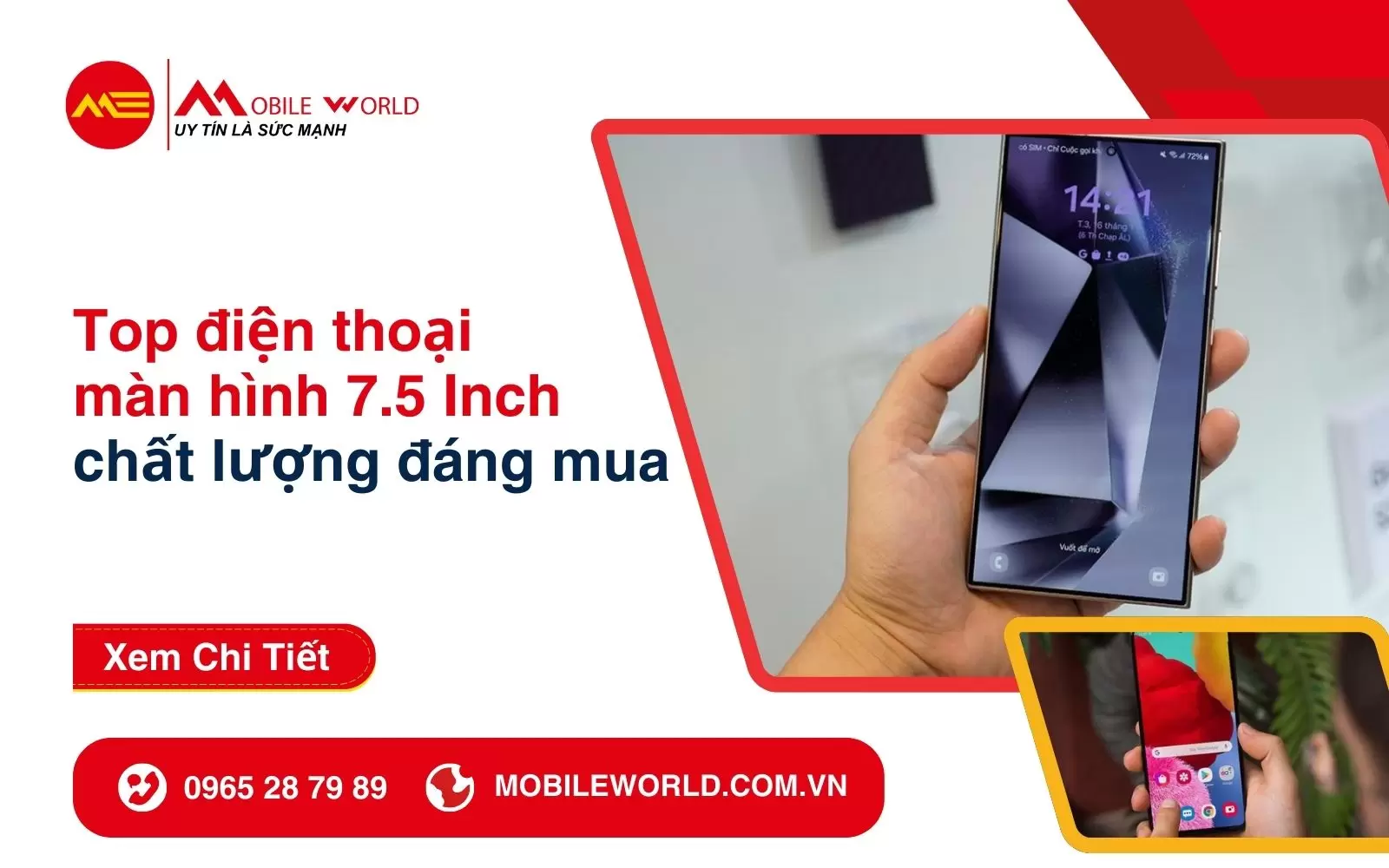Top 7 Điện thoại màn hình 7.5 Inch chất lượng đáng mua