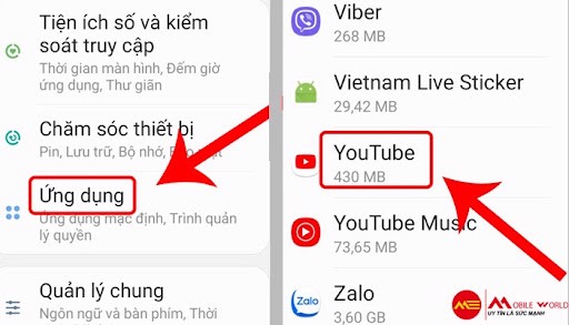 Khắc phục lỗi Youtube bị giật, lag trên smartphone Samsung