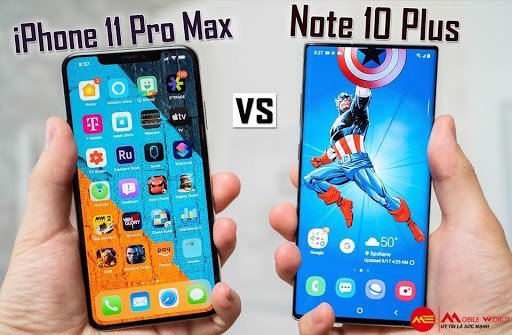 So sánh iPhone 11 Pro Max và Note 10 Plus
