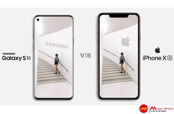 So sánh Nên mua Samsung Galaxy S10 cũ hay iphone XS cũ