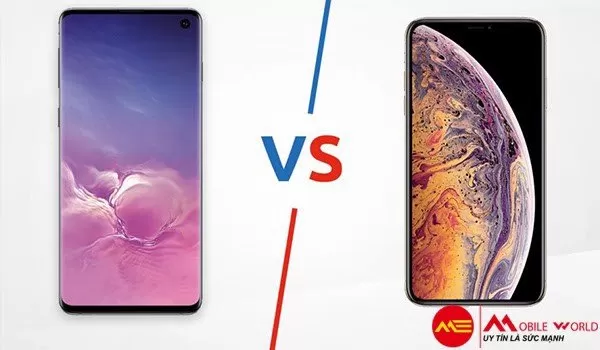 So sánh Nên mua Samsung Galaxy S10 cũ hay iphone XS cũ