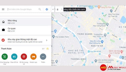 Xem khu vực bị phong tỏa bằng Google Maps trên smartphone