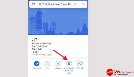 Xem khu vực bị phong tỏa bằng Google Maps trên smartphone